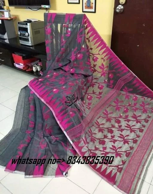 Checkout this latest Sarees
Product Name: *Aakarsha Sensational Sarees*
Saree Fabric: Cotton Silk
Blouse: Without Blouse
Blouse Fabric: No Blouse
Pattern: Woven Design
Net Quantity (N): Single
 All Over Body Design Bengali Pattern Handloom Soft Dhakai Jamdani Saree.
Sizes: 
Free Size (Saree Length Size: 5.7 m) 
Country of Origin: India
Easy Returns Available In Case Of Any Issue


SKU: ASAE_N_9
Supplier Name: ARITRA SAREES

Code: 227-22487796-999

Catalog Name: Aakarsha Sensational Sarees
CatalogID_4812665
M03-C02-SC1004