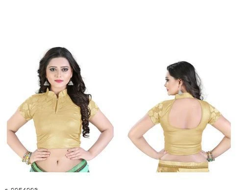 Checkout this latest Blouses
Product Name: *Fancy Cotton Lycra Women's Blouse*
Fabric: Cotton Lycra
Sleeves: Sleeves Are Included
Size: Up To 36 in To 44 in (Free Size)
Length: Up To 18 in 
Type: Stitched
Description: It Has 1 Piece Of Women's Blouse
Work: Embroidery 
Country of Origin: India
Easy Returns Available In Case Of Any Issue


Catalog Rating: ★4.1 (11)

Catalog Name: Free Mask Trendy Fancy Cotton Lycra Women's Readymade Blouse Vol 5
CatalogID_300068
C74-SC1007
Code: 282-2254298-186