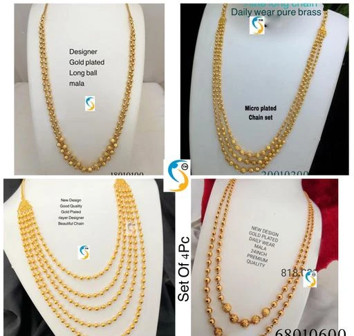 Checkout this latest Necklaces & Chains
Product Name: *Shimmering Chunky Women Necklaces & Chains*
Base Metal: Alloy
Plating: Gold Plated
Stone Type: Artificial Beads
Sizing: Adjustable
Type: Necklace
Sizes:Free Size
Country of Origin: India
Easy Returns Available In Case Of Any Issue


SKU: NACELACE  COMBO(2(2)L ,3L ,5L)
Supplier Name: EMART STORE

Code: 174-22546552-008

Catalog Name: Shimmering Chunky Women Necklaces & Chains
CatalogID_4827770
M05-C11-SC1092