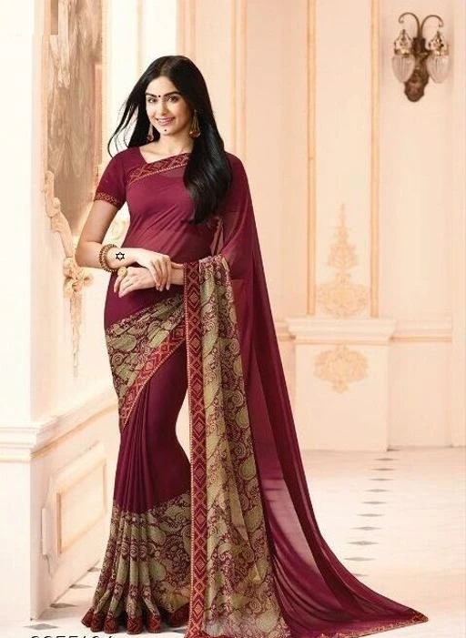 Checkout this latest Sarees
Product Name: *Pretty Georgette Women's Saree*
Saree Fabric: Georgette
Blouse: Running Blouse
Blouse Fabric: Georgette
Pattern: Printed
Blouse Pattern: Same as Saree
Net Quantity (N): Single
Sizes: 
Free Size
Country of Origin: India
Easy Returns Available In Case Of Any Issue


SKU: 1GZL01SRI568
Supplier Name: GAZAL FASHIONS

Code: 954-2255164-3411

Catalog Name: Jivika Pretty Georgette Women's Sarees Vol 7
CatalogID_300201
M03-C02-SC1004