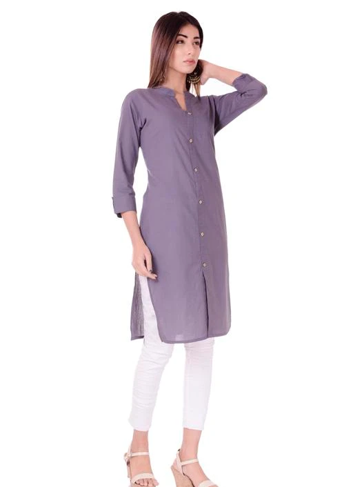 Checkout this latest Kurtis
Product Name: *Jivika Refined Kurtis*
Fabric: Cotton
Sleeve Length: Three-Quarter Sleeves
Pattern: Solid
Combo of: Single
Sizes:
S (Bust Size: 36 in, Size Length: 40 in) 
M (Bust Size: 38 in, Size Length: 40 in) 
L (Bust Size: 40 in, Size Length: 40 in) 
XL (Bust Size: 42 in, Size Length: 40 in) 
XXL (Bust Size: 44 in, Size Length: 40 in) 
Country of Origin: India
Easy Returns Available In Case Of Any Issue


Catalog Rating: ★4.3 (4)

Catalog Name: Jivika Petite Kurtis
CatalogID_4876642
C74-SC1001
Code: 222-22710257-999