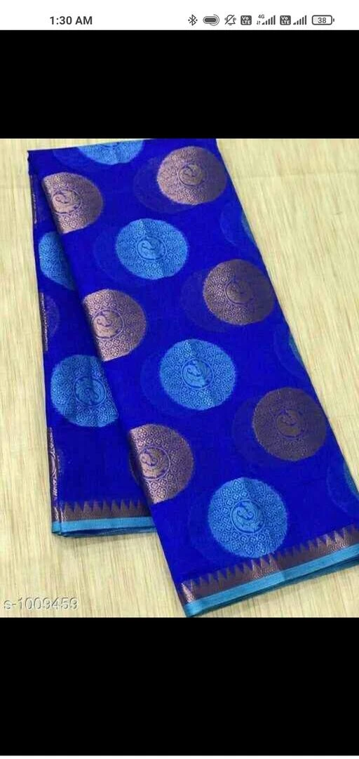 Checkout this latest Sarees
Product Name: *Fancy Sarees*
Saree Fabric: Banarasi Silk
Blouse: Without Blouse
Blouse Fabric: No Blouse
Multipack: Single
Sizes: 
Free Size (Saree Length Size: 5.5 m, Blouse Length Size: 0.9 m) 
Country of Origin: India
Easy Returns Available In Case Of Any Issue


Catalog Rating: ★4.3 (68)

Catalog Name: Fancy Sarees
CatalogID_4893692
C74-SC1004
Code: 216-22774994-9921