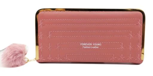 FeelOrna ikkat Book wallet with double chain