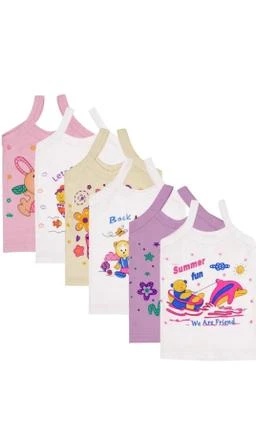  Cotton Camisole For Slip Innerwear Baniyan Shameez For Kids Vest