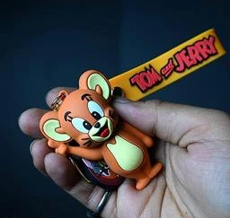 Cute Tom and Jerry Keychain for Girls and Boys Set of 2PCs Mickey Mouse  Keychain Set for School Bags, Bike, Car etc Best Birthday Gifts Keychain  for