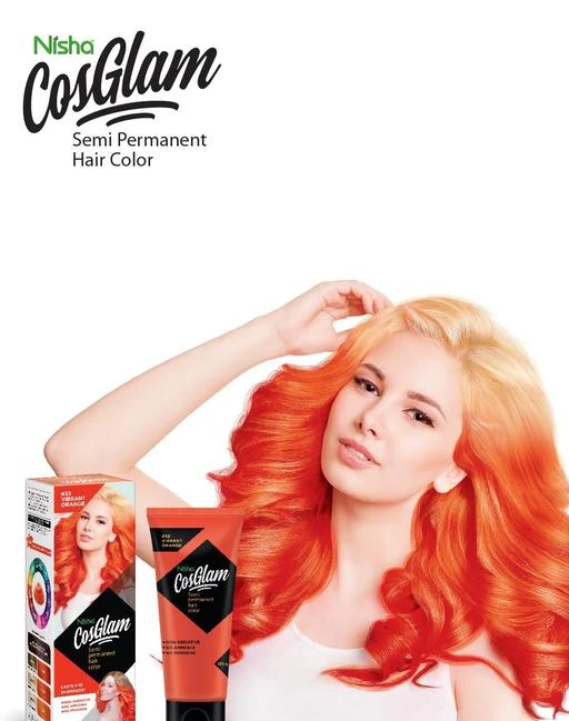  - Nisha Cream Hair Color Rich Bright Long Lasting Hair Colouring  For