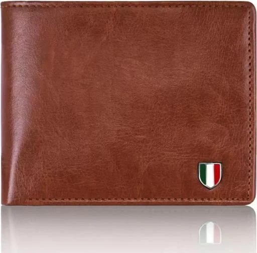Nice Purse Men Formal, Travel, Trendy Tan Artificial Leather Wallet