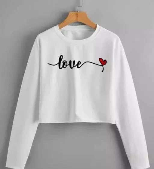 BUY NEW TREND Round Neck Long Sleeves Bust Crop Top