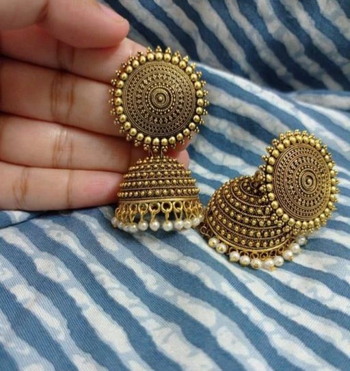 Checkout this latest Earrings & Studs
Product Name: *Allure Unique Earrings*
Base Metal: Alloy
Plating: 1Gram Gold
Stone Type: Pearls
Type: Jhumkhas
Multipack: 1
Country of Origin: India
Easy Returns Available In Case Of Any Issue


SKU: Jeetu Zero 109
Supplier Name: PRATHAZ FASHION

Code: 941-23085478-994

Catalog Name: Princess Chic Earrings
CatalogID_4983971
M05-C11-SC1091