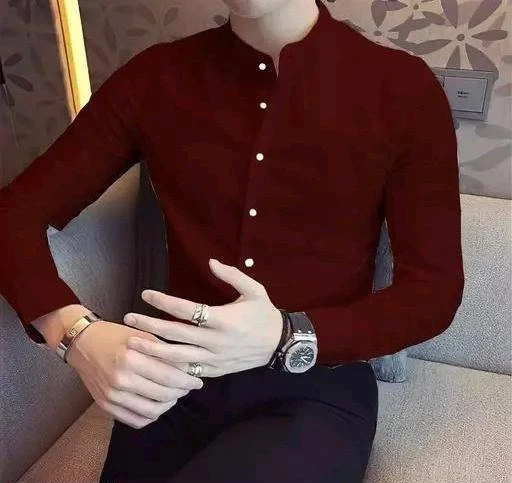 Chinese collar shirts on sale formal