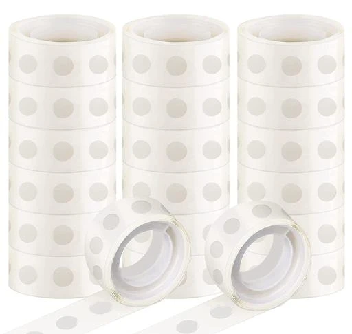100pcs/Roll Transparent Dots Glue Removable Double Sided Tape