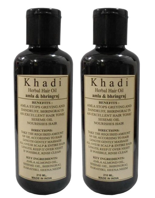  - Khadi Standard Choice Hair Care Oil Pack Of 2 / Sample Khadi Hair