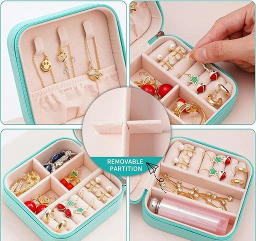 Travel Jewelry Case Ring Box For Storage Mini Jewelry Box Earring Box