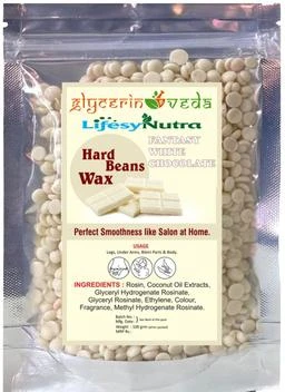 Hair Removal Wax Beans for Face, Under Arm, Legs with Wooden Applicator  (100 GM) With 10