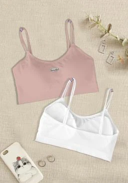 Trendy Women & Girl's Cotton Non Padded Daily Use Bra Combo