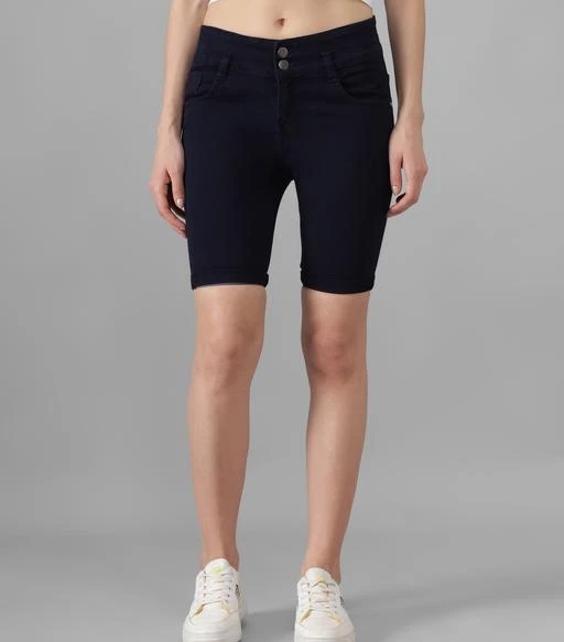 Checkout this latest Shorts
Product Name: *M MODDY Women's Dark Blue Stretchable Slim Fit Solid Denim Shorts*
Fabric: Denim
Pattern: Solid
Sizes: 
28 (Waist Size: 28 in, Length Size: 18 in) 
30 (Waist Size: 30 in, Length Size: 18 in) 
32 (Waist Size: 32 in, Length Size: 18 in) 
34 (Waist Size: 34 in, Length Size: 18 in) 
Country of Origin: India
Easy Returns Available In Case Of Any Issue


SKU: Z270-C_Blue
Supplier Name: BHAGWATI SALE CORPORATION

Code: 864-23382027-9901

Catalog Name: Gorgeous Latest Women Shorts
CatalogID_5097525
M04-C08-SC1038