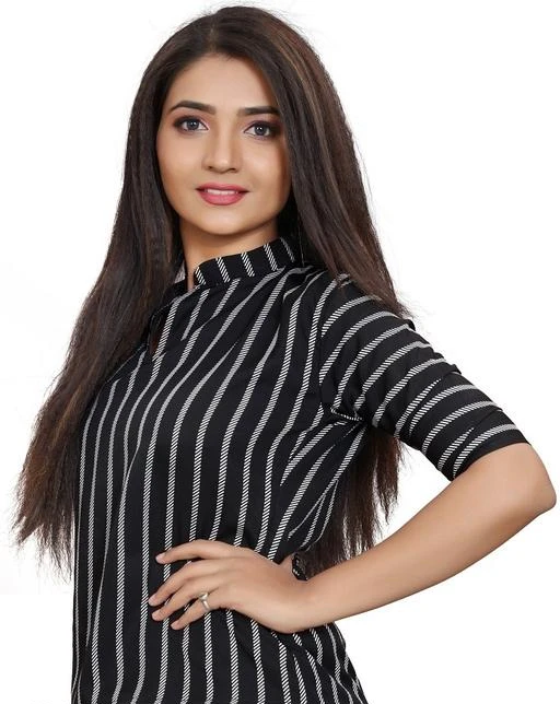 Checkout this latest Tops & Tunics
Product Name: *Fancy Fashionable Women Tops & Tunics*
Fabric: Crepe
Sleeve Length: Short Sleeves
Pattern: Printed
Multipack: 1
Sizes:
S, M, L, XL
Country of Origin: India
Easy Returns Available In Case Of Any Issue


Catalog Rating: ★3.4 (394)

Catalog Name: Urbane Fashionable Women Tops & Tunics
CatalogID_5104423
C79-SC1020
Code: 552-23412855-005