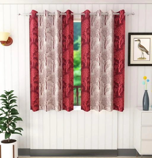 Checkout this latest Curtains_500-1000
Product Name: *Maroon 15 KG Fabric Quality 5ft Window Curtain Pack of 2*
Material: Polyester
Print or Pattern Type: Floral
Length: Window
Multipack: 2
Sizes:5 Feet (Length Size: 5 ft, Width Size: 4 ft) 
Country of Origin: India
Easy Returns Available In Case Of Any Issue


SKU: 10014-2
Supplier Name: Home Edge India

Code: 213-23440452-996

Catalog Name: Graceful Versatile Curtains & Sheers
CatalogID_5111180
M08-C24-SC1116