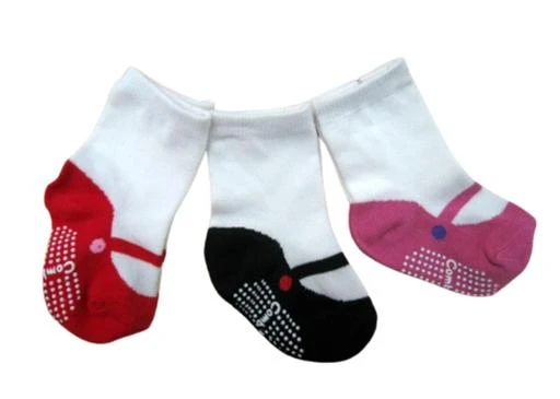 SYGA Baby Girl Boy Non Slip Trainer Socks Kids Toddlers Infant Knee Length  Socks Warm and