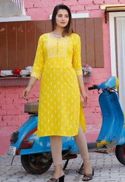 Shritikas Women Cotton Kurti, Cotton kurti with Pocket