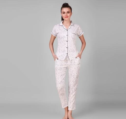 Checkout this latest Nightsuits
Product Name: *MYSAA STYLISH NIGHT SUIT FOR WOMEN*
Top Fabric: Crepe
Bottom Fabric: Crepe
Top Type: Shirt
Bottom Type: Pyjamas
Sleeve Length: Short Sleeves
Pattern: Printed
Net Quantity (N): 1
Sizes:
S, M (Top Bust Size: 38 in, Top Length Size: 28 in, Bottom Waist Size: 29 in, Bottom Length Size: 39 in) 
L, XL
MYSAA WOMEN 2 PIECE NIGHTWEAR: PRINTED SHIRT+ PYJAMA (PYJAMAS SETS FOR WOMEN) PURPOSE: NIGHT DRESS FOR WOMEN COTTON, SLEEPWEAR-LOUNGEWEAR-HOME WEAR FOR WOMEN.PATTERN: PRINTED (LEAF PRINT)
Country of Origin: India
Easy Returns Available In Case Of Any Issue


SKU: MY-7021-2
Supplier Name: SKYLINE ENTERPRISES

Code: 383-23576353-9961

Catalog Name: Trendy Alluring Women Nightsuits
CatalogID_5144392
M04-C10-SC1045