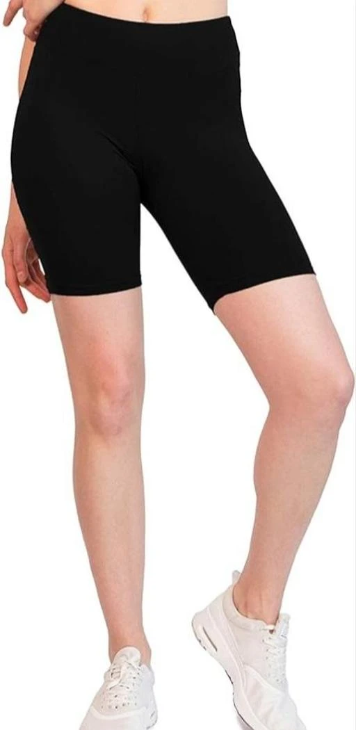 Santa Women's and Girl's Cotton Lycra Stretchable Lace Cycling