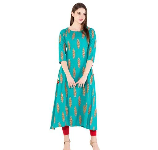 Checkout this latest Kurtis
Product Name: *Womens Rayon Printed kurta*
Fabric: Rayon
Sleeve Length: Three-Quarter Sleeves
Pattern: Printed
Combo of: Single
Sizes:
S (Bust Size: 36 in, Size Length: 48 in) 
M (Bust Size: 38 in, Size Length: 48 in) 
L (Bust Size: 40 in, Size Length: 48 in) 
XL (Bust Size: 42 in, Size Length: 48 in) 
XXL (Bust Size: 44 in, Size Length: 48 in) 
Country of Origin: India
Easy Returns Available In Case Of Any Issue


SKU: FSH-04
Supplier Name: JANAKDULARI FASHION

Code: 614-23818871-0041

Catalog Name: Charvi Graceful Kurtis
CatalogID_5208860
M03-C03-SC1001
