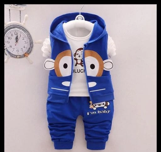Baby Boy Clothing Sets Pack Of 1 - Soft Cotton - Full sleeve tshirt and jogger  pajama set 