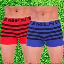 Men Boxer Fully Stretchable Trending Underwear / Seamless Multicolor Men  Underwear , Lycra imported Men Briefs Stylish strip