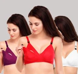women front open bra pack of 2 cotton bra combo