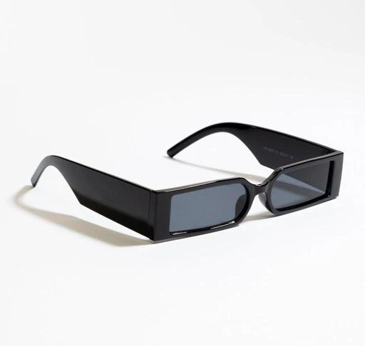 Rectangular Black MC stan sunglasses, Size: Free