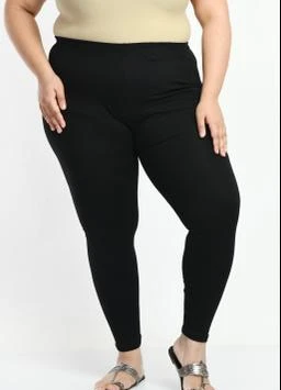 Elegant Trendy Women Solid Cotton Lycra Ankle Length Leggings