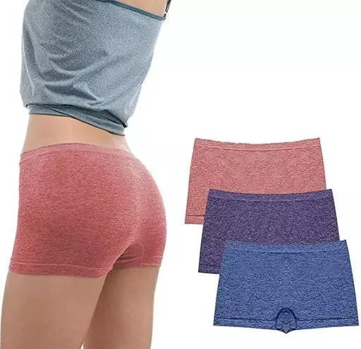 Pack of 3 Stretch Cotton High Rise Full Brief Panty