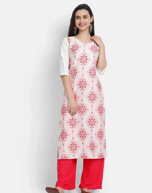 Checkout this latest Kurtis
Product Name: *1 Stop Fashion Women's Crepe Multi Color Digital Print Straight Kurta*
Fabric: Crepe
Sleeve Length: Three-Quarter Sleeves
Pattern: Printed
Combo of: Single
Sizes:
S (Bust Size: 36 in, Size Length: 45 in) 
M (Bust Size: 38 in, Size Length: 45 in) 
L (Bust Size: 40 in, Size Length: 45 in) 
XL (Bust Size: 42 in, Size Length: 45 in) 
XXL (Bust Size: 44 in, Size Length: 45 in) 
XXXL (Bust Size: 46 in, Size Length: 45 in) 
4XL (Bust Size: 48 in, Size Length: 45 in) 
1 Stop Fashion Women's Crepe Multi Color Digital Print Straight Kurta
Country of Origin: India
Easy Returns Available In Case Of Any Issue


SKU: 530228-S 
Supplier Name: OS INTERNATIONAL

Code: 552-24392093-914

Catalog Name: One stop fashion,Aishani Sensational Kurtis
CatalogID_5365941
M03-C03-SC1001