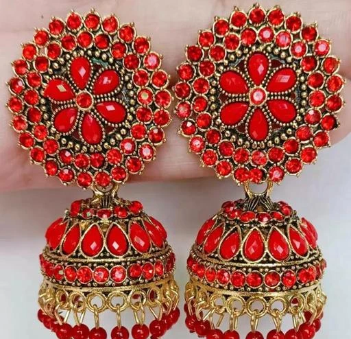 Oxidised Jhumka Fashion Jhumka  Virasat Pushp Kalash Jhumka  Navraee  By Jaipur Jewels Shop
