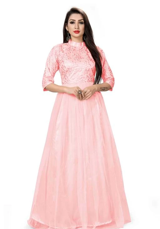 Checkout this latest Gowns
Product Name: *Attractive Designer Women Gown*
Fabric: Cotton Blend
Sleeves: Sleeves Are Included
Size: Alterable Up To 40 in
Length: Up To 54 in
Type: Semi -Stitched
Description: It Has 1 Piece Of Women Gown
Work: Embroidery 
Country of Origin: India
Easy Returns Available In Case Of Any Issue


Catalog Rating: ★3.8 (74)

Catalog Name: Trendy Attractive Designer Women Gowns Vol 1
CatalogID_332487
C79-SC1289
Code: 648-2475940-6042