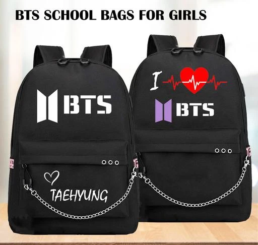 Bts, bts bag, School Bag, Backpack, Pittu bag, Children Bag