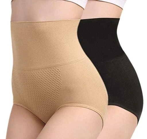  Women High Waist Panties Tummy Control Underwear Ladies Briefs