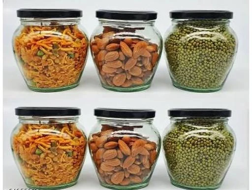 Checkout this latest Jars & Containers
Product Name: *Glass Jar Matki Shaped 500 ml with black lid (set of 6)*
Net Quantity (N): Multipack
500 ML glass jar with BPA free material best for canning and storage of your pulses and grains and all kirana related stuff,the Lid is Air tight to intact freshness of food stored
.Indian product
best for wedding favors and baby showers function
can be used for storing craft products an DIY products.
being glass and air tight it can be used for storing all Masalas ,condiments ,spices,oil,cookies,pulses,grains.
Country of Origin: India
Easy Returns Available In Case Of Any Issue


SKU: 529258230
Supplier Name: ShopGuru India

Code: 544-24855012-366

Catalog Name: Modern Jars
CatalogID_5500806
M08-C23-SC1428