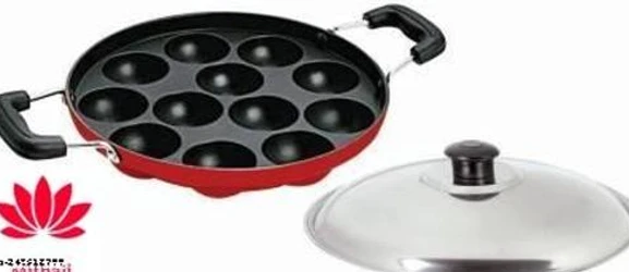 Airwin Premium kulipaniyaram pan nonstick/ appe/panniyaram kadai