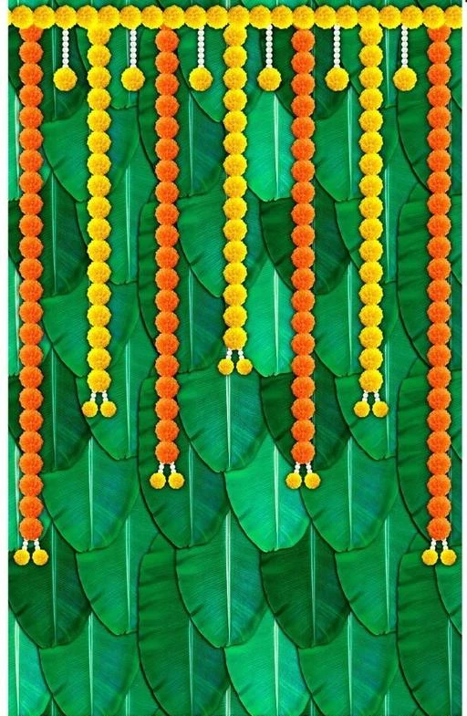 Marigold flower deals decoration backdrop