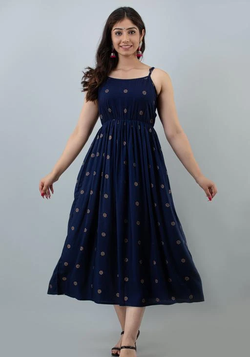 Checkout this latest Dresses
Product Name: *Women's Trendy Sleeveless Long Rayon Dress*
Fabric: Rayon
Sleeve Length: Sleeveless
Pattern: Printed
Net Quantity (N): 1
Sizes:
M (Bust Size: 38 in, Length Size: 48 in) 
L (Bust Size: 40 in, Length Size: 48 in) 
XL (Bust Size: 42 in, Length Size: 48 in) 
XXL (Bust Size: 44 in, Length Size: 48 in) 
Flared Hem, Elastic Waitband, Long Maxi Length, Sleeveless, Gathered.
Country of Origin: India
Easy Returns Available In Case Of Any Issue


SKU: 537337866
Supplier Name: ANNU FASHION

Code: 424-24978879-9961

Catalog Name: Stylish Fashionista Women Dresses
CatalogID_5545507
M04-C07-SC1025