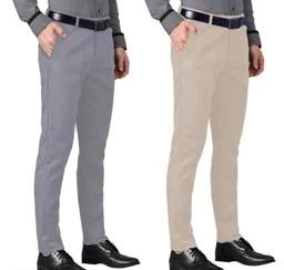 KRG FASHION SOLID DARK GREEN Men Trousers Pant Slim Fit Formal Trouser For  Men/Regular Fit