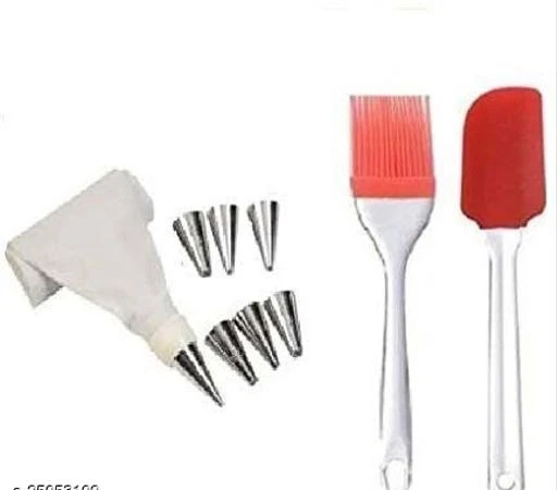 Checkout this latest Other Kitchen Tools
Product Name: *Everyday Cake Decoration Kitchen Tools*
Product Name: Everyday Cake Decoration Kitchen Tools
Material: Plastic
Net Quantity (N): Pack of 1
Product Breadth: 10 cm
Product Length: 10 cm
Product Height: 1.5 cm
Product Type: Cake Decoration
Capacity: 1 
Country of Origin: India
Easy Returns Available In Case Of Any Issue


SKU: Cake Decorator Nozzle Tool Set with Silicon Brush and Silicon Spatula 
Supplier Name: BATWADA EXPORT

Code: 581-25053109-992

Catalog Name:  Everyday Cake Decoration Kitchen Tools
CatalogID_5571883
M08-C23-SC1434