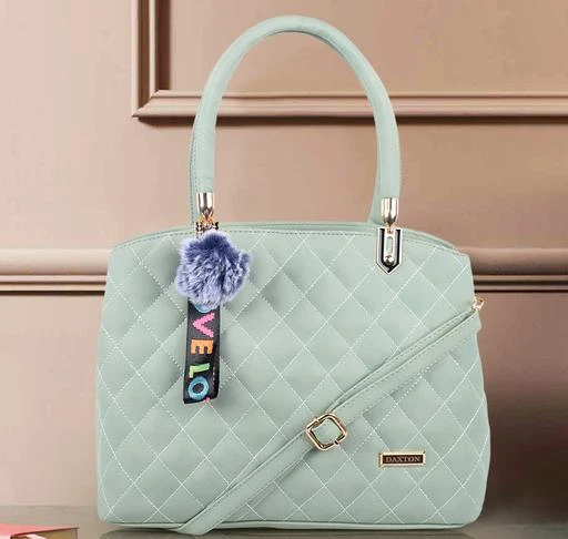 Checkout this latest Handbags
Product Name: *Ravishing Versatile Women Handbags*
Material: PU
No. of Compartments: 2
Pattern: Quilted
Type: Handheld
Net Quantity (N): 1
Sizes:Free Size (Length Size: 15 in, Width Size: 10 in, Height Size: 12 in) 
The elegantly designed bag goes well with any outfit and can be carried for travel or work. You will be comfortable to carry it whether you are an office going lady or a student
Country of Origin: India
Easy Returns Available In Case Of Any Issue


SKU: DXTN-WOMEN-HANDBAG-102-LIGHT GREEN
Supplier Name: M/S N N BAGS

Code: 588-25065724-9932

Catalog Name: Trendy Stylish Women Handbags
CatalogID_5576634
M09-C27-SC5082