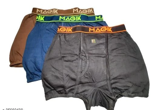 Checkout this latest Trunks
Product Name: *Essential Men Trunks*
Fabric: Cotton
Pattern: Solid
Multipack: 3
Sizes: 
28, 30, 32 (Waist Size: 30 in, Hip Size: 31 in, Length Size: 11 in) 
34 (Waist Size: 32 in, Hip Size: 33 in, Length Size: 12 in) 
36 (Waist Size: 34 in, Hip Size: 34 in, Length Size: 12 in) 
Country of Origin: India
Easy Returns Available In Case Of Any Issue


SKU: HS_022_01
Supplier Name: HARDIK SALES

Code: 552-25082438-997

Catalog Name: Unique Men Trunks
CatalogID_5580978
M06-C19-SC1216