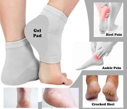  Moisturizing Gel Heel Sock 1 Pair Toeless Spa Sock For