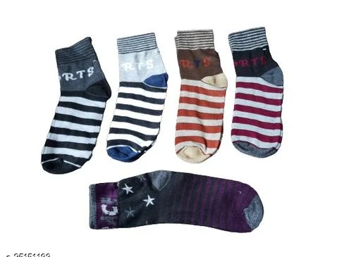 Checkout this latest Socks
Product Name: *Fancy Modern Men Socks*
Fabric: Cotton
Type: Regular
Pattern: Printed
Multipack: 5
TRENDY SOCKS FOR MENS
Sizes: Free Size
Country of Origin: India
Easy Returns Available In Case Of Any Issue


SKU: HS_025_01
Supplier Name: HARDIK SALES

Code: 581-25151183-996

Catalog Name: Fancy Modern Men Socks
CatalogID_5604493
M06-C57-SC1240