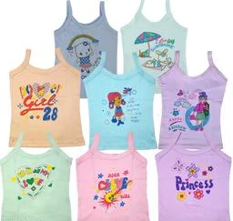  Kid Cotton Innerwear Camisole For Baby Multicolor1