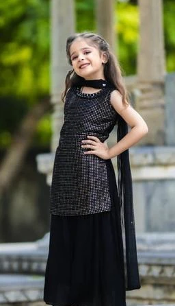 Buy Spack Jerrow Kids dress girl, Kurti Palazo set for girls